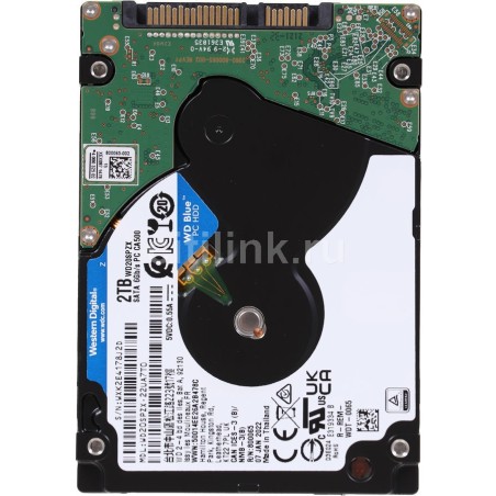 WD Blue Harddisk WD20SPZX 2TB 2.5 SATA-600 5400rpm